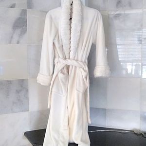 White Robe Small Carole Hochman Women's soft